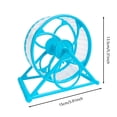 thumbnail image 2 of Transparent Silent Hamster Exercise Running Wheel for Small Indoor Activity, 2 of 5