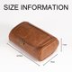 thumbnail image 2 of Bolsa de aseo para hombre, bolsa de afeitar colgante de cuero PU Vintage, organizador de ducha de baño portátil para accesorios de viaje, 2 of 6