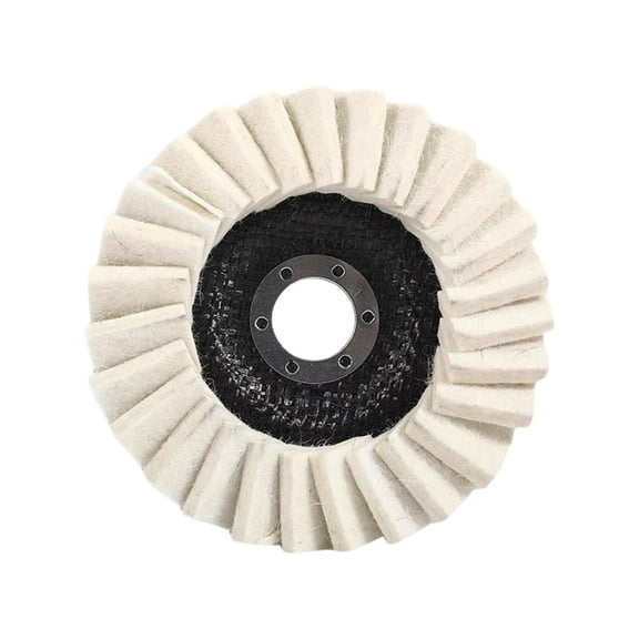 2025 Wool Felt Polishing Disc, 4-Inch Flap Wheel for Metal, Marble, and Car Wax, Buffing Pad for Angle Grinders, for Furniture, Glass, and Tile