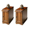 thumbnail image 1 of Home Square Commode de Chaise Transitionnelle en Liseré de Frêne Olive - Ensemble de 2, 1 of 3