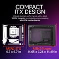 thumbnail image 2 of Funda para PC Cooler Master NR200P V2 Mini-ITX con vidrio templado, 2 of 9