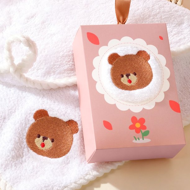 Cartoons Fleece Towel Gift Kindergarten Children's Towel Wedding Gift Doll Cute Animals Gift Towel