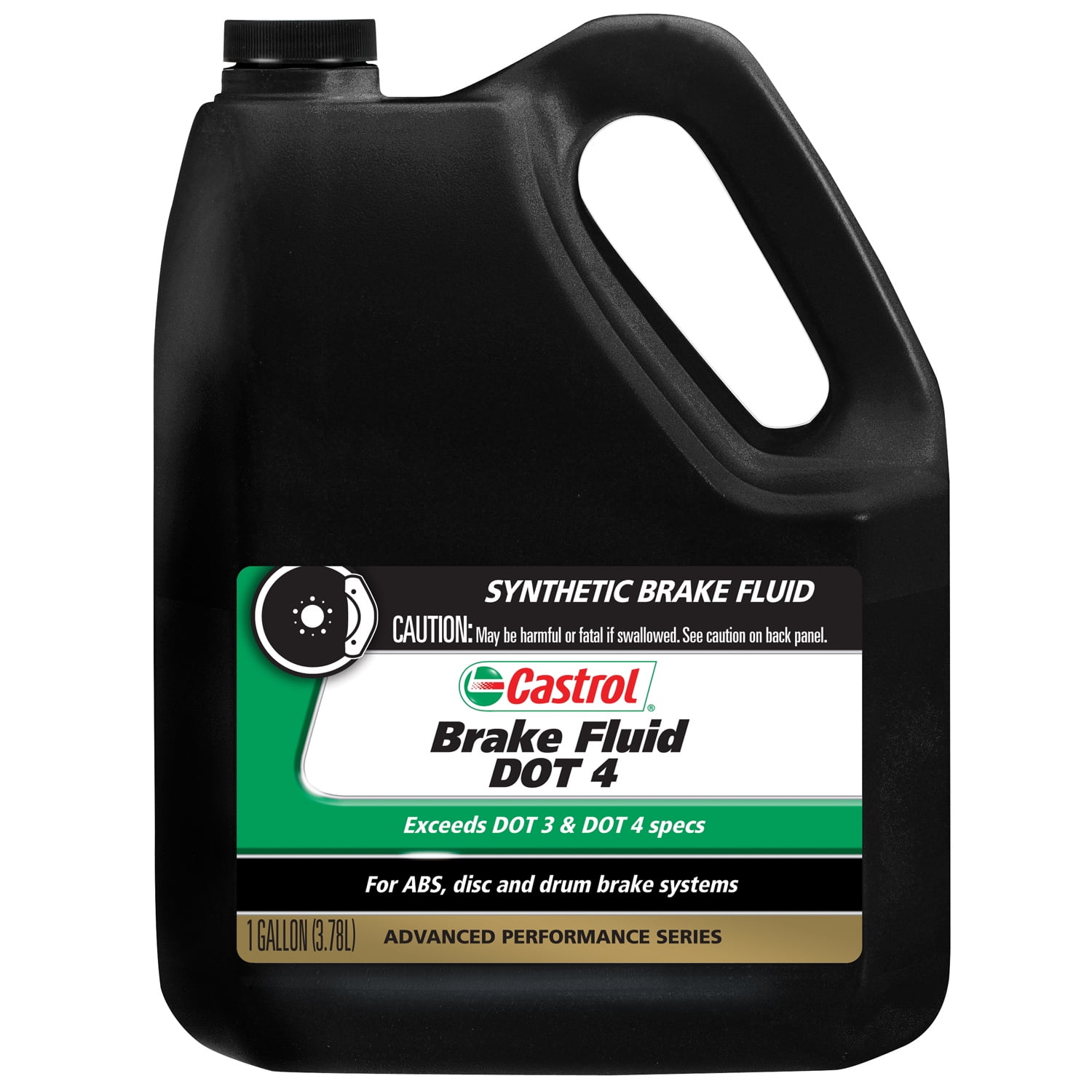Castrol DOT 4 Advance Performance Series Full Synthetic Brake Fluid, 1