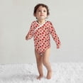 thumbnail image 4 of Honeii Strawberries for Baby Long Sleeve Bodysuits One-piece 100% Organic Cotton for Infant Baby Boys and Grils, Unisex-3 Months, 4 of 6