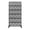 Black, variant on ToppiJoy Metal Privacy Screen, Diamond Shape Pattern Detachable Decorative Room Divider (Black)