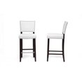thumbnail image 2 of Baxton Studio Aries Tabouret de Bar 30,5 Po Blanc (Ensemble de 2), 2 of 2