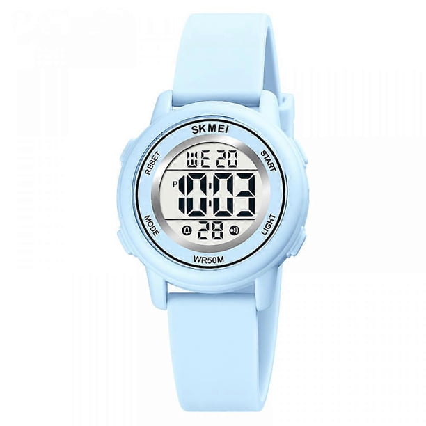 Children Digital Sport Waterproof Watch for Girls Boys, Kids Sport Outdoor LED Electric Watches with Light Alarm Stopwatch Children Wristwatch(light b