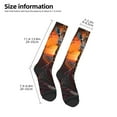 thumbnail image 2 of Salouo Tree Hollow Meditating Giraffe Print Women's Men's Ankle Socks 1-pack Casual Athletic Socks for Unisex Adult Moisture-Wicking Socks for Daily Wear/Running/Sport, 2 of 8