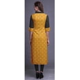 thumbnail image 4 of Bimba Robe Longue en Rayonne Imprimée Tunique Droite pour Femmes Haut Indien, 4 of 6