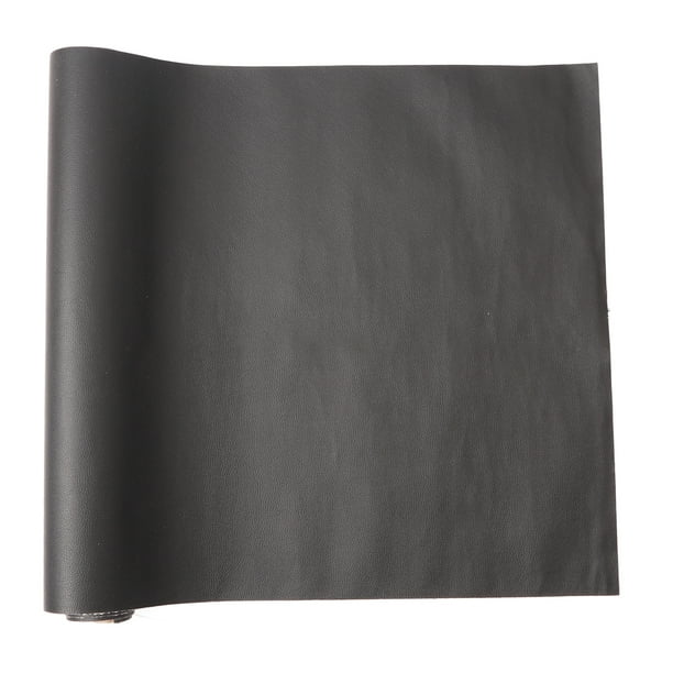 Parche autoadhesivo para reparación de cuero, cinta para repararlo tú mismo, para sofás, coches, barcos, asientos, sofás, 50 x 120 cm, color negro