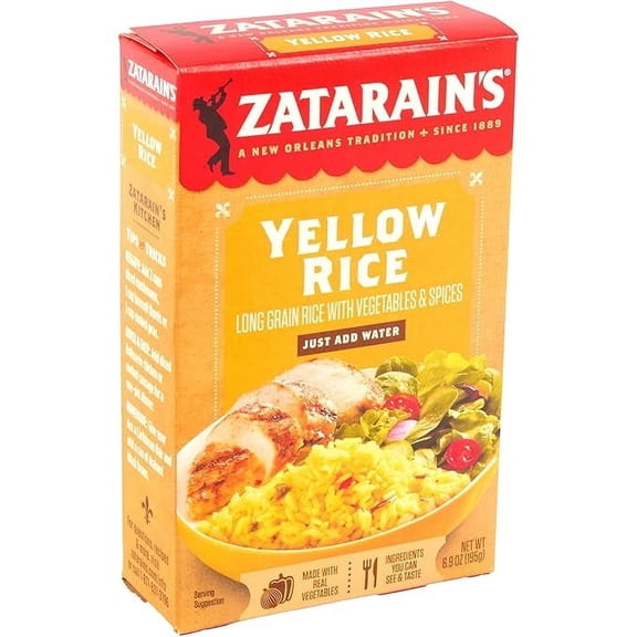 Pack of 1 Zatarain's Yellow Rice, 6.9 oz