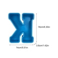 thumbnail image 2 of 100Fens Large Alphabet Epoxy Resin Mould English Letter Alphabet Letter, 2 of 4