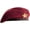 Maroon, variant on Sivi Traditional Style Cap With Metal Star Badge – Woolen French Beret Hat for Men and Women