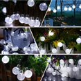 thumbnail image 4 of Guirnalda de luces solares Lezonic, 50 LED, 7 m, impermeables para exteriores, 4 of 7