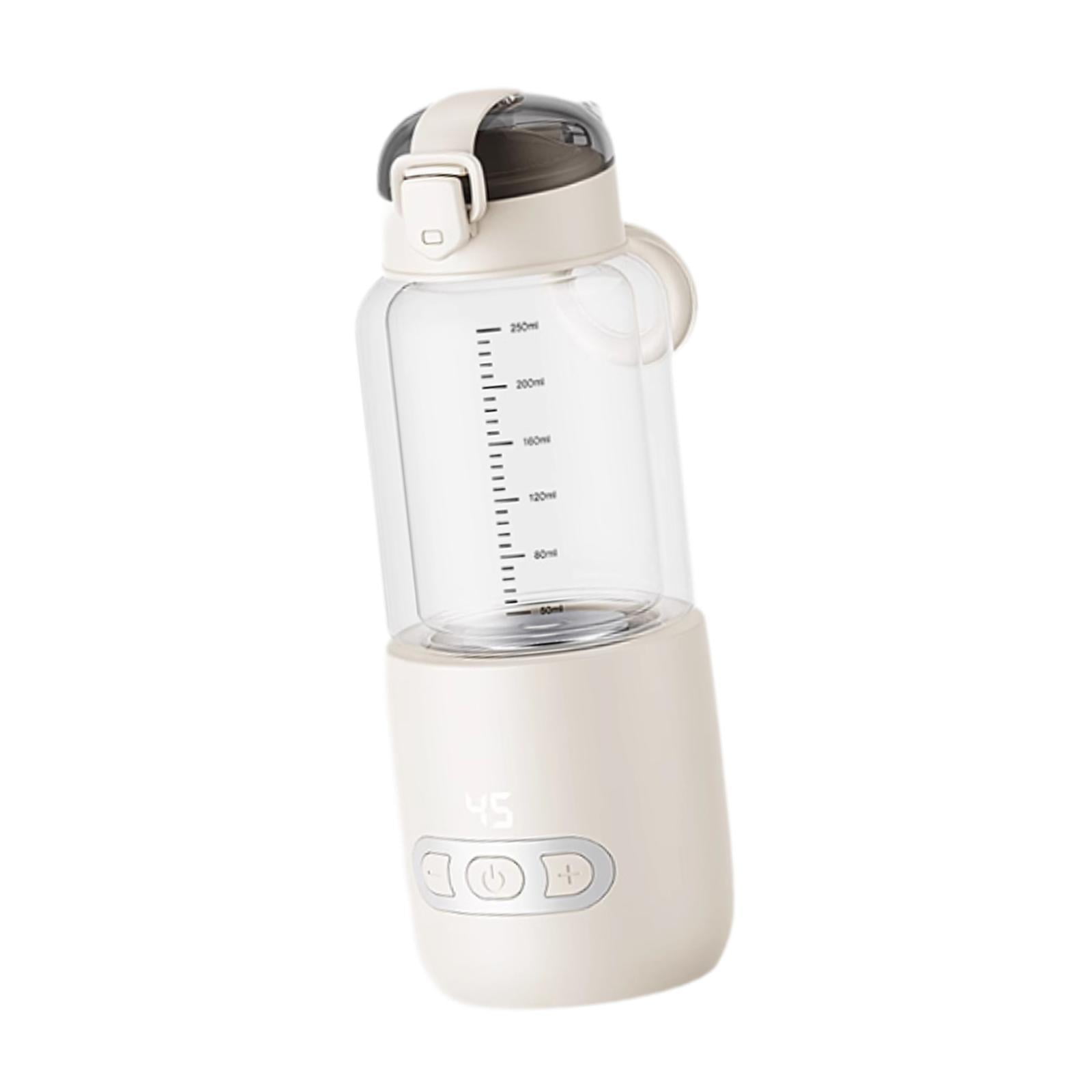 Baoblaze Portable Bottle Warmer Accurate Temperature Control Baby Milk Bottle Outdoors Ca beige 250ml