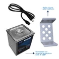 thumbnail image 2 of Tina ultrasonido Timer y Temperatura 1.8 litros Hantec Herramienta Automotriz, 2 of 7