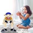 thumbnail image 2 of Christmas Decorations Abdominal Language Large Hand Puppet Table Speech Story Interactive Kindergarten Character Zhang Movable Mouth Christmas Decor, 2 of 4