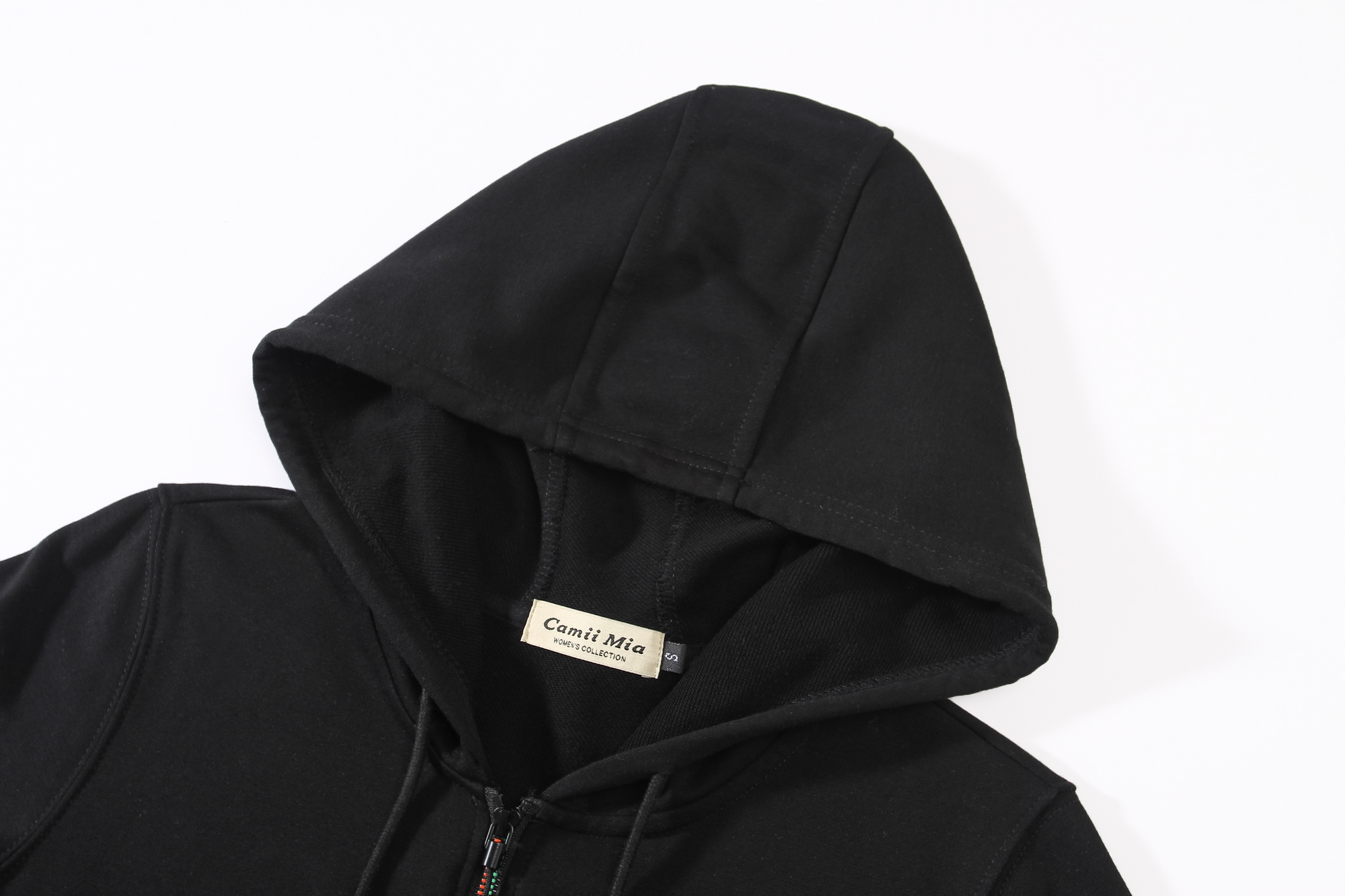 Camii Mia Women Zip Up Hoodie Hooded Sweatshirt Long Sleeve Pullover Tops with Pocket