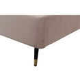 thumbnail image 6 of Manhattan Comfort Crosby Full-Size Bed with Solid Wood Frame in Blush, 6 of 9