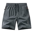thumbnail image 3 of IhhxPro Big & Tall Men's Athletic Shorts with Pockets and Elastic Drawstring Waist, Beach Quick-Dry Lightweight Loose Fit Summer Running Gym Casual 3XL, 3 of 9