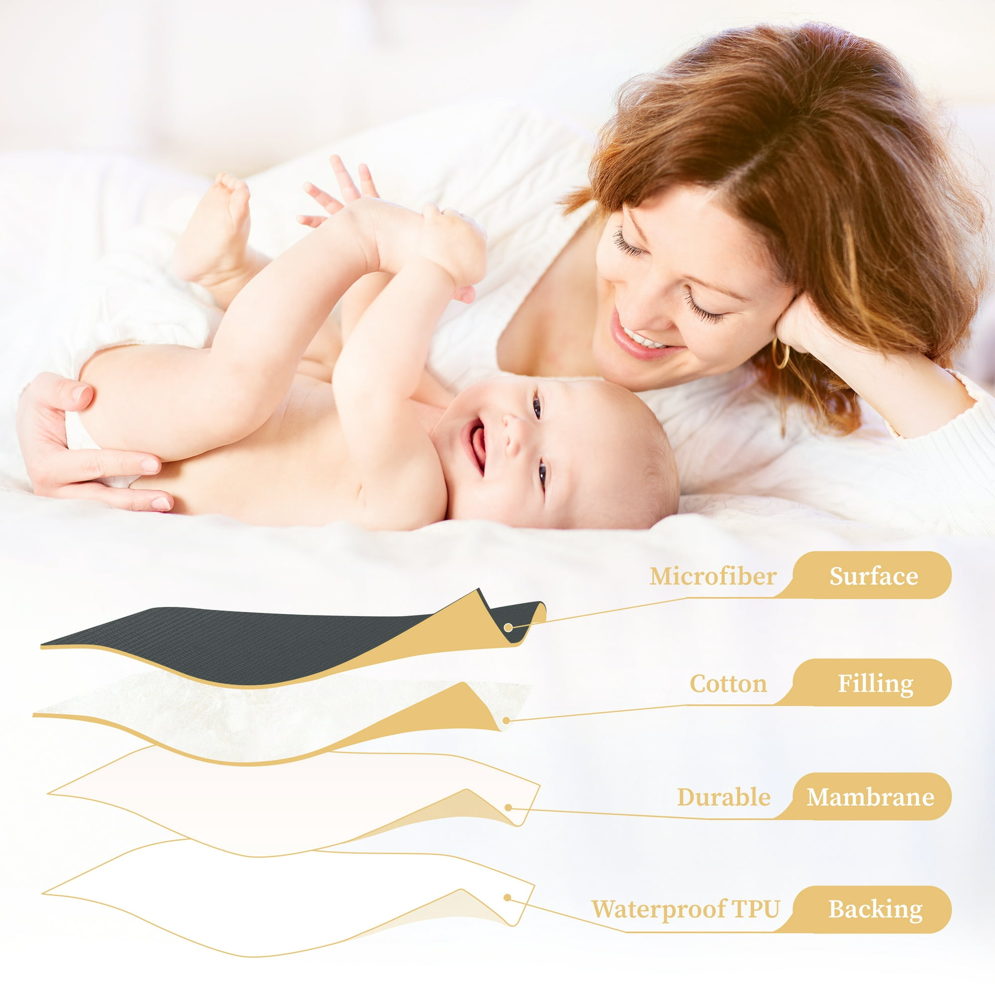 Baby crib mattress cover waterproof online
