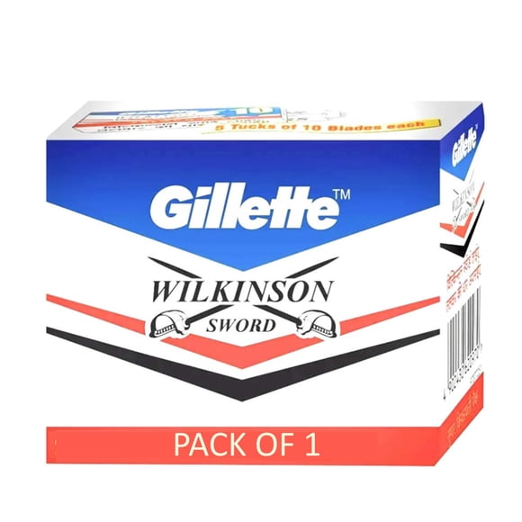 Hojas de afeitar Gillette Wilkinson Sword, paquete de 100 unidades