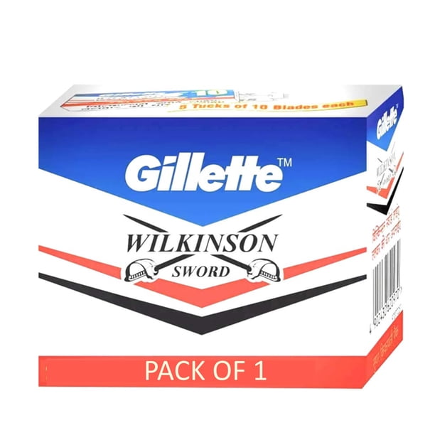 Hojas de afeitar Gillette Wilkinson Sword, paquete de 100 unidades