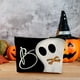 thumbnail image 5 of Salud y belleza, Artículos de belleza, Bolsas de maquillaje, Bolsas de cosméticos, El estampado de fantasmas melancólicos le da un toque de Halloween. Bolsa de maquillaje de lino con fantasmas melancó, 5 of 6