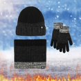 thumbnail image 2 of SUSUSU Cold Weather Knit Set, Warmer Scarf Touchscreen Gloves, Unisex Winter Hat, 2 of 3