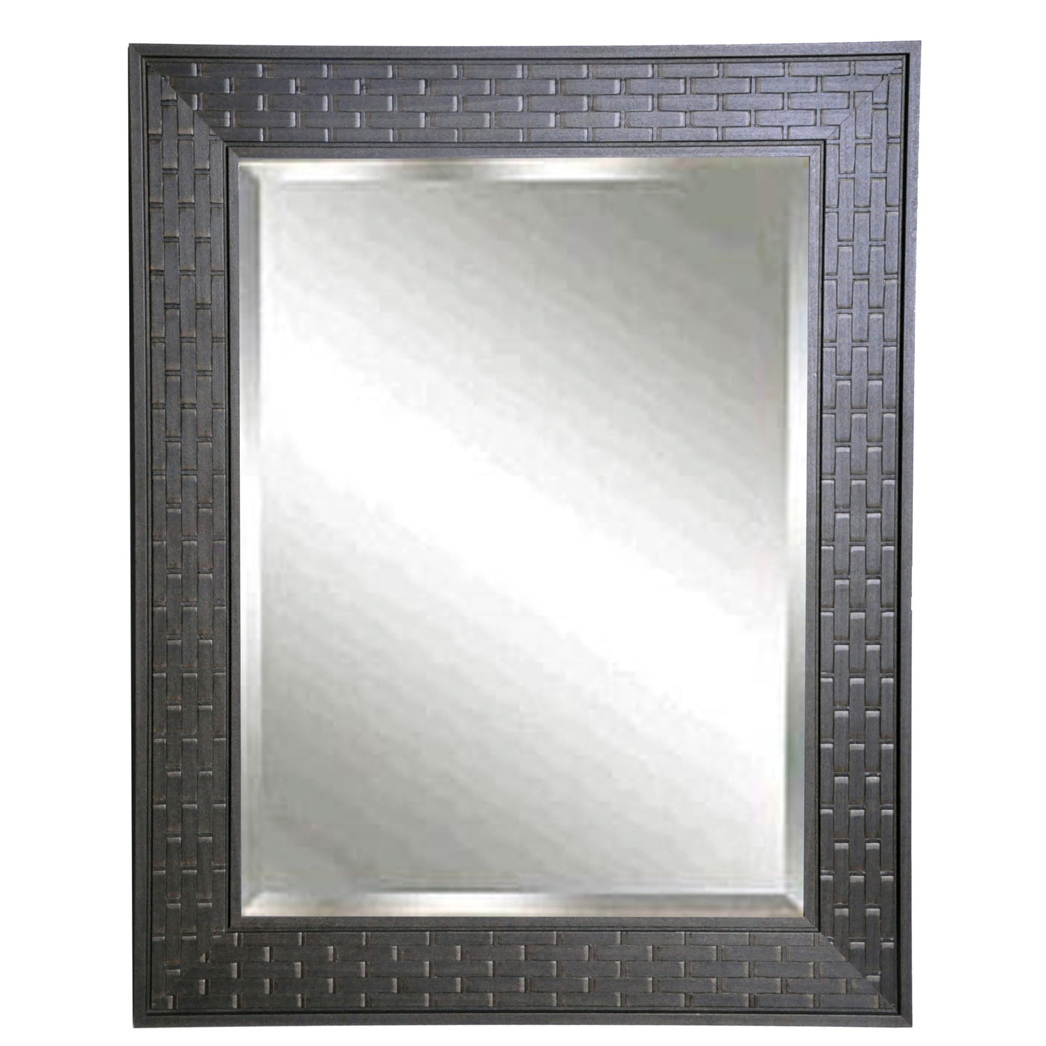Rayne Mirrors Espresso Bricks Wall Mirror