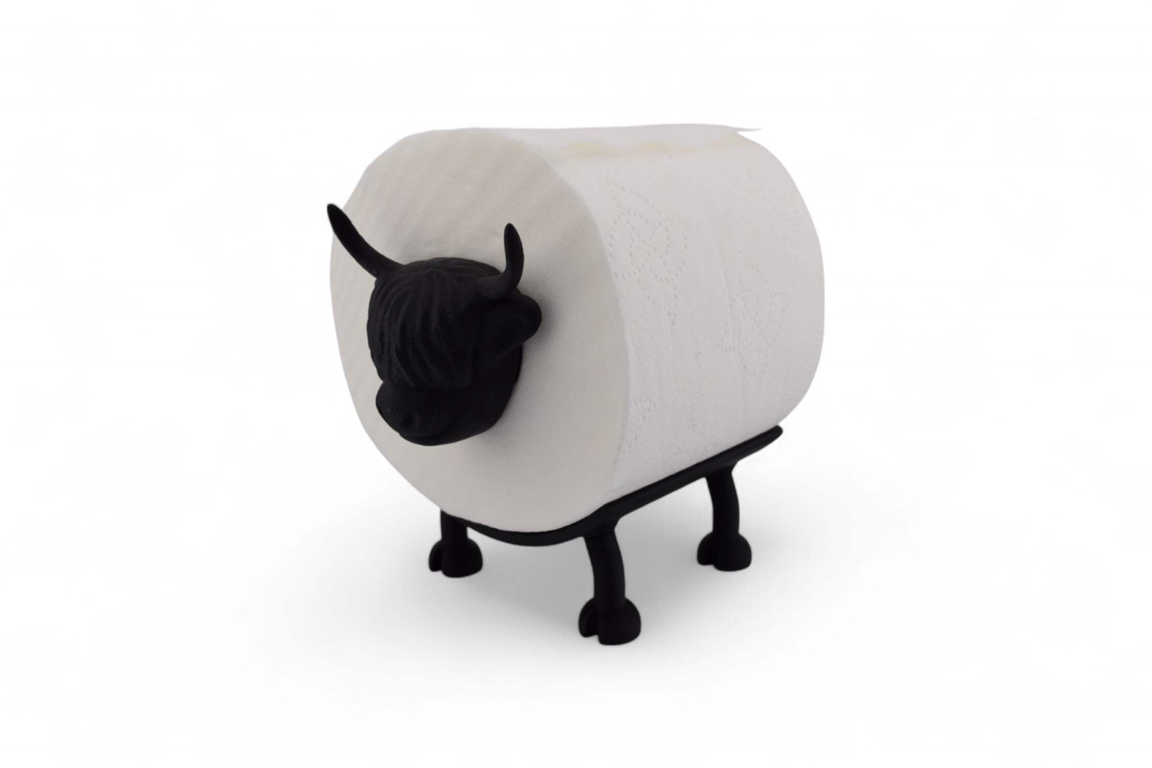 Highland Cow Toilet Paper Roll Holder – Bathroom Accessory