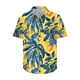 thumbnail image 3 of Blusa y camisa de manga corta con cuello vuelto para hombre, blusa informal de moda con botones y manga corta para hombre, 3 of 4