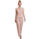 thumbnail image 1 of Conjunto 2 Piezas Elegante, Chaleco con Botones y Pantalón de Pierna Amplia, Look Sofisticado para Mujer, 1 of 5