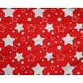 thumbnail image 4 of oneOone Polyester Lycra Red Fabric Merry Christmas Craft Projects Decor Fabric Printed By The Yard 56 Inch Wide - ZO, 4 of 4