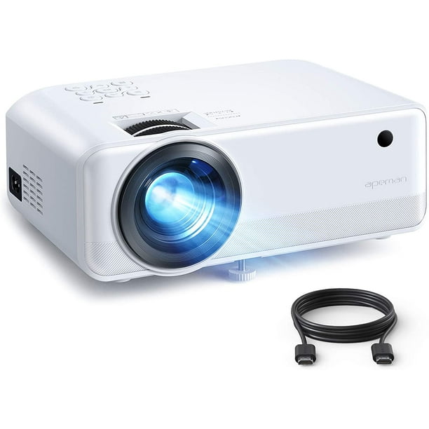 Mini Projector, APEMAN 5000 Lumen 1080P Supported Projector, 200