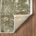 thumbnail image 5 of Abani Savoy 5x8 Green Contemporary Abstract Area Rug Power-Loomed, 5 of 8