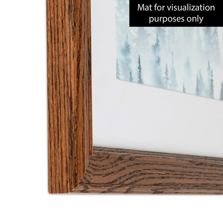 ArtToFrames 30x40 Inch Brown Picture Frame, This 1.25 Inch Custom Wood  Poster Frame is Walnut, Great for Your Art or Photos - Comes with Economy