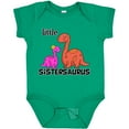 thumbnail image 3 of Inktastic Little Sistersaurus Girls Baby Bodysuit, 3 of 5