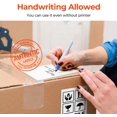 thumbnail image 4 of GFDYREE 4x6 Inch Direct Thermal Labels, 1000 Labels/2 Stacks(500 Pcs per Stack), Fanfold Shipping Label Paper for Thermal Printers, Permanent Adhesive Mailing Postage Labels for Shipping Pac, 4 of 6