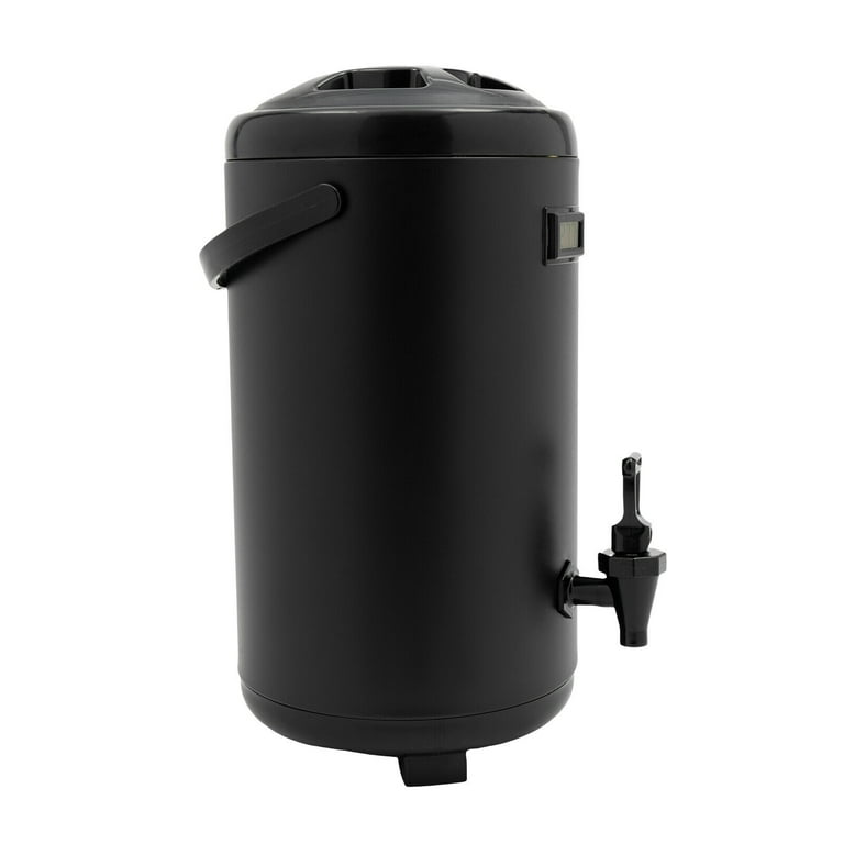 2.3 Gallon Insulated Beverage Dispenser with Stainless Steel Insulated Matte Surface Black Latitude Run