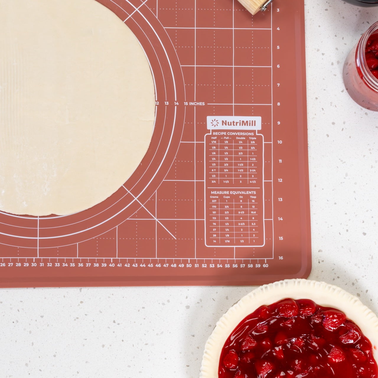 NutriMill Silicone Dough Mat - Large 20" x 28"