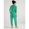 thumbnail image 3 of Joyspun Women's Sleep Fleece Top and Joggers Pajama Set, 2-Piece, Sizes S to 3X, 3 of 5