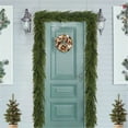 thumbnail image 5 of LYINGF Realistic Artificial Christmas Garland - 59-inch Greenery Xmas Garland for Mantel, Window, and Table Decor, Holiday Thanksgiving Winter Decoration with Natural Look Pine Branches, 5 of 8