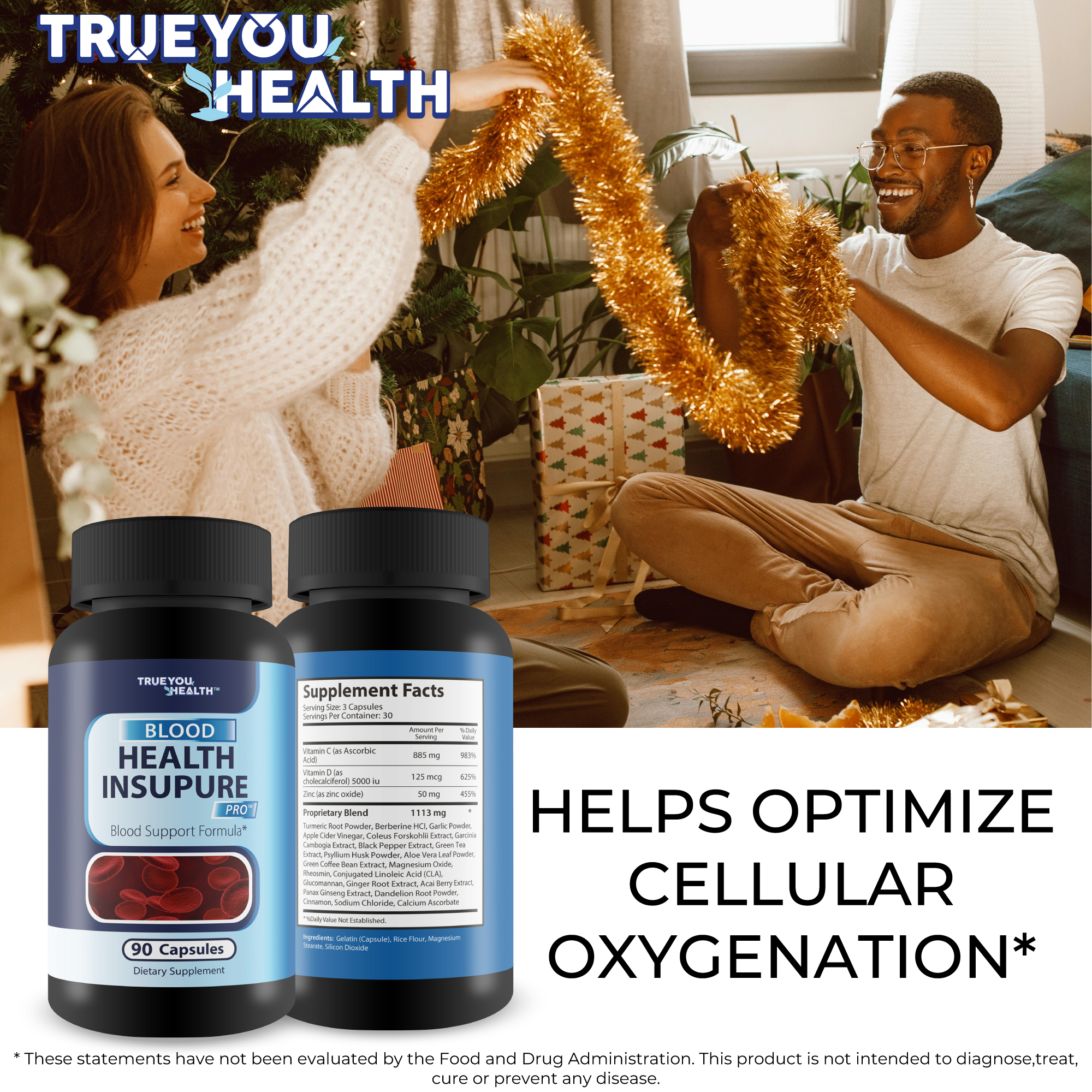 Blood Health Insupure Pro - Improved Formula - Our Best Blood Support Pills for Circulatory Health - Blood Flow Care Sugar Cleanse Blood Circulation Pills - Poor Circulation Supplements for Women Men