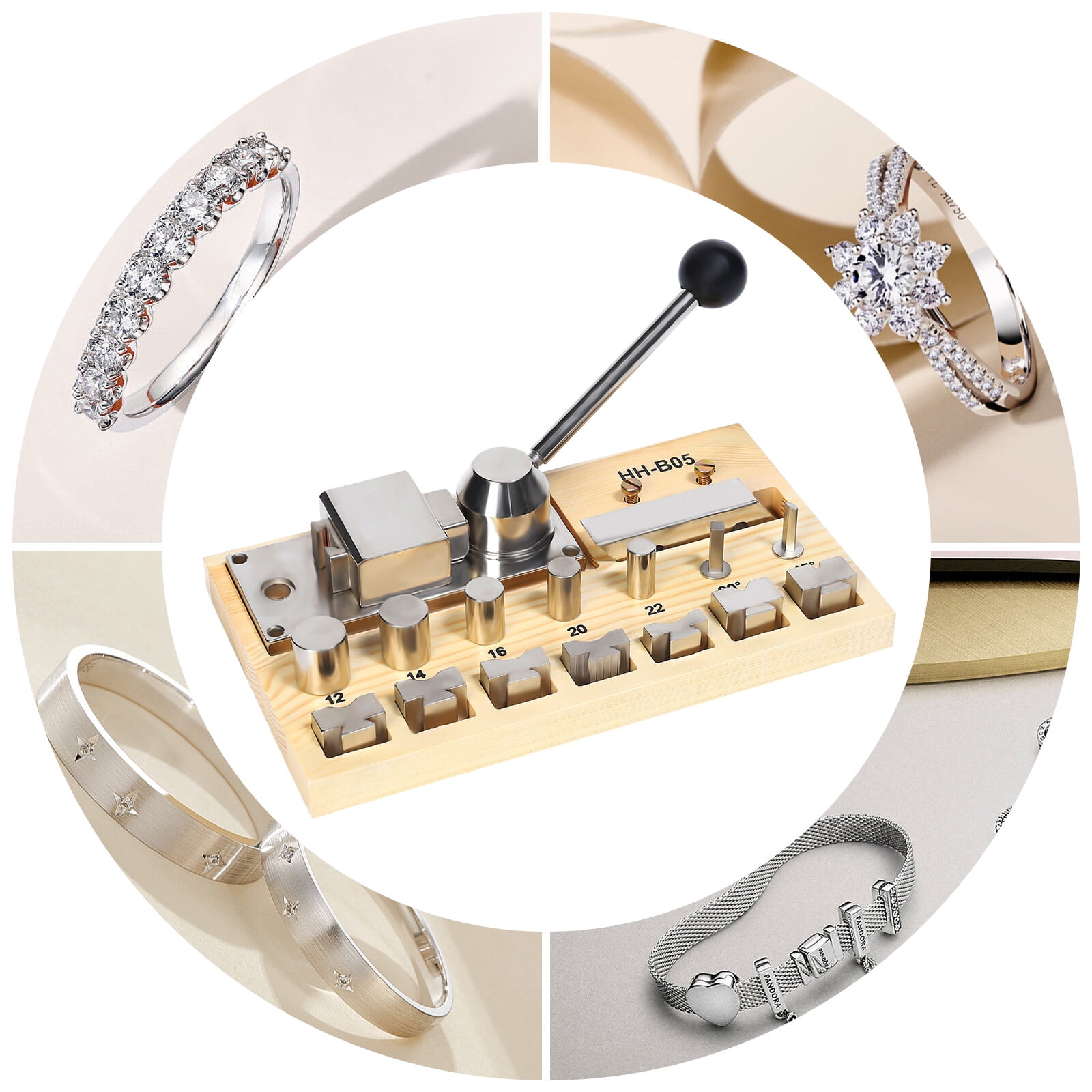 TFCFL Ring Bender Ring Bending Tool Set Ring Earring Maker Bending Jewelry Making Tool