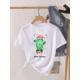 thumbnail image 1 of Camiseta estampada de manga corta para mujer, ropa de Navidad, moda de Año Nuevo, camiseta estampada, 1 of 5