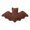 Brown, variant on Bat Throw Pillow,9.4x15.7" Gothic Bat Shaped Plush Cushion, Soft Fluffy Decorative Pillow for Couch Bed, Indoor Home Decor, Spooky Holiday Accent Pillow for Living Room Bedroom Office Decor