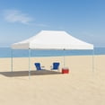 thumbnail image 4 of Ilios Innova | Toldo Plegable Blanco 2x3 Carpa para Exteriores Resistente al Clima, Impermeable, Estructura de Hierro y Tela Oxford 600D., 4 of 9