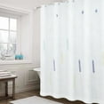 thumbnail image 5 of Cinvoph 47"x71" Shower Curtain Floral Plant Shower Curtain with 8 Hooks Heavy Duty Cottagecore Vintage Rustic Shower Curtains for Bathroom Decor, 5 of 6