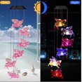 thumbnail image 1 of SolarHummingbirdWindChimeLightLEDChristmasButterflyLightGardenSolarWindChimeLightLandscapeLightGardenLight, 1 of 5